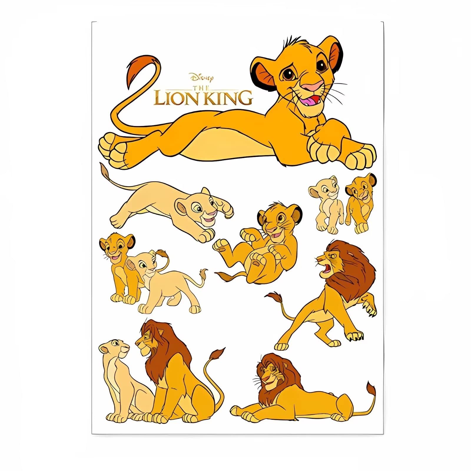 Amazon.co.jp: ライオン・キング シンバ 車のステッカー 漫画